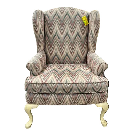 Classic Multi-Color Wingback Armchair