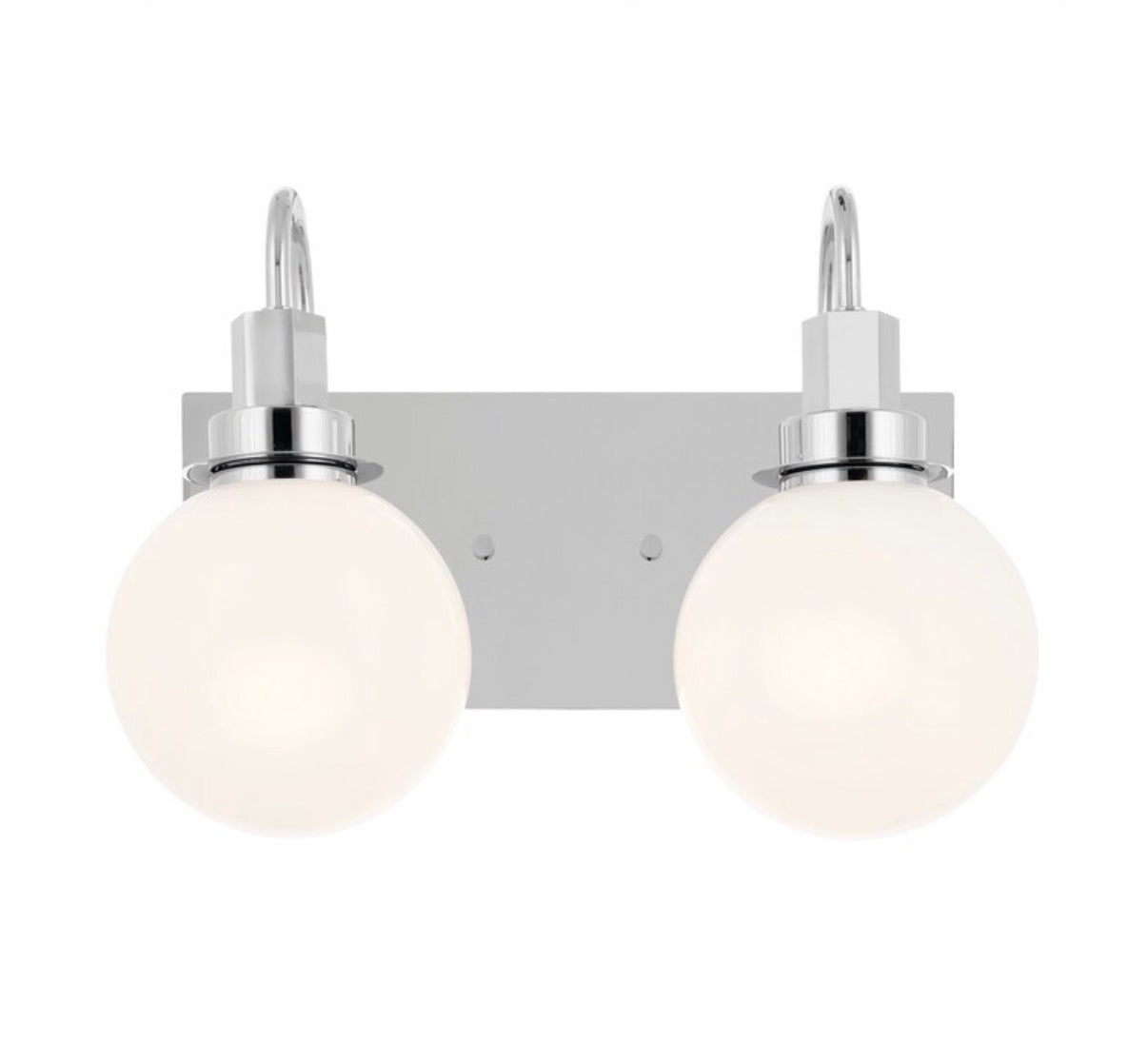 Kichler 14.5 inch (2) light chrome modern contemporary vanity light-New in box