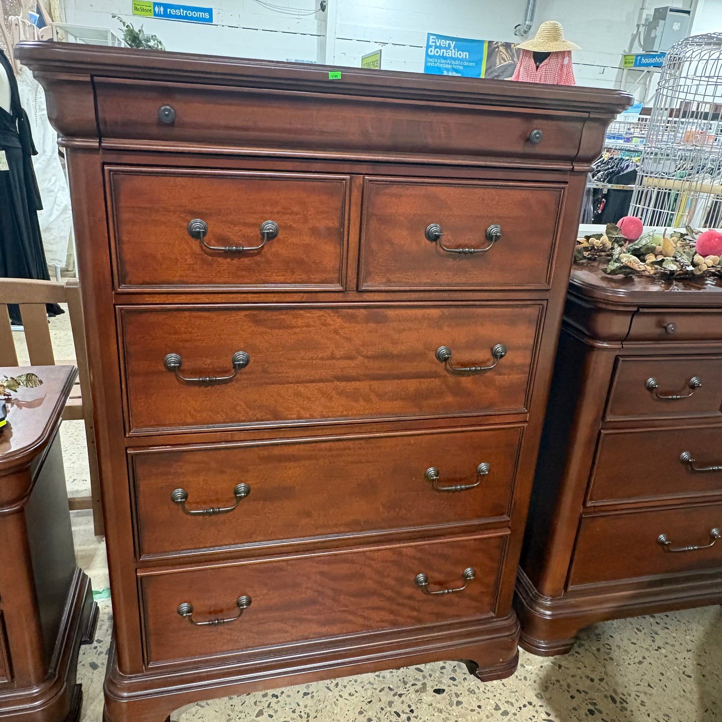 Cherry Tall Dresser