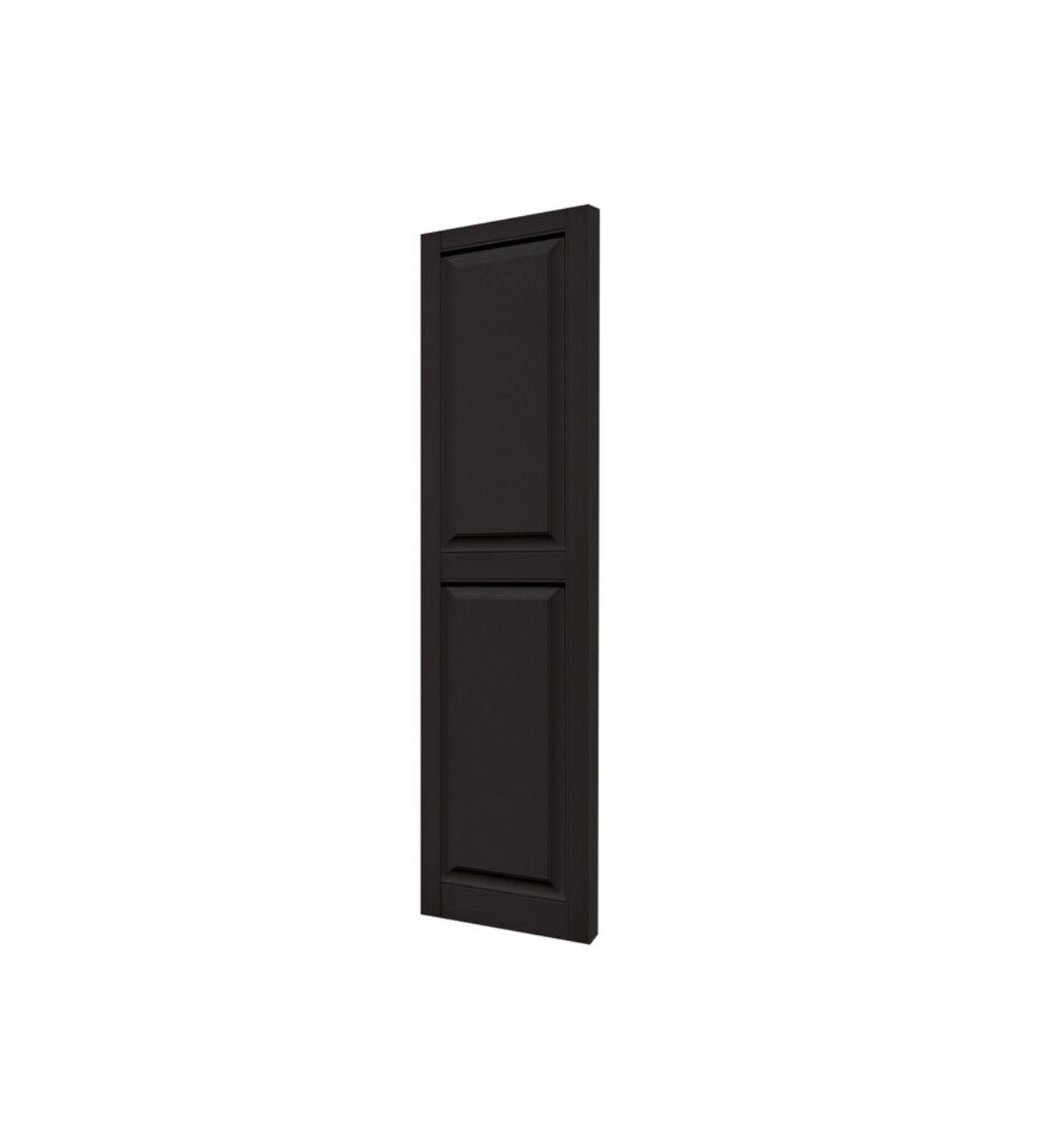 14.5 Inch (Width) X 62.875 Inch (Height) Black Raised Panel Exterior Shutters (New in Box)