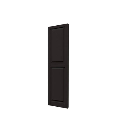 14.5 Inch (Width) X 62.875 Inch (Height) Black Raised Panel Exterior Shutters (New in Box)