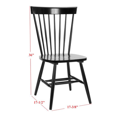 Safavieh Robbin Dining Chairs (Set of 2) (Black) (New in Box)