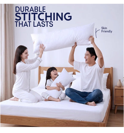 Downcool Large Pillow Insert Breathable Full Body Pillow for Side Sleeper Soft Long Bed Pillow for Adults 20 Inch X 54 Inch (White) (New in Package)