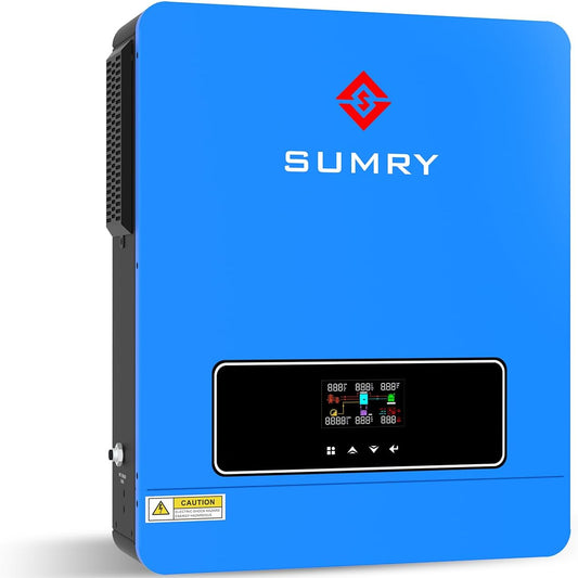 SUMRY Hybrid Solar Inverter Charger 3600W DC24V to AC110V Voltage Converter