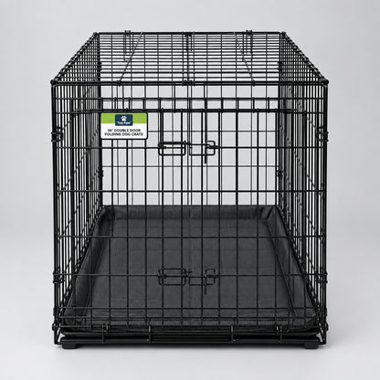 Top Paw 36 Inch Double-Door Folding Crate
