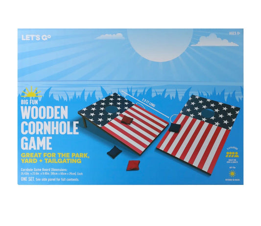 Wooden Cornhole Game (New in Box)