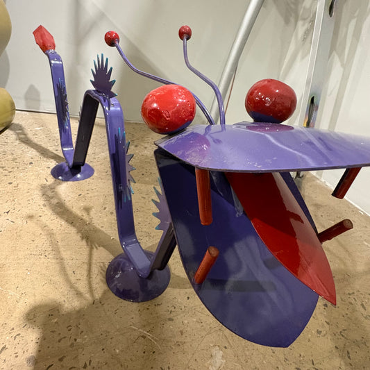 Mythical Snake/Dragon Metal Garden Sculpture