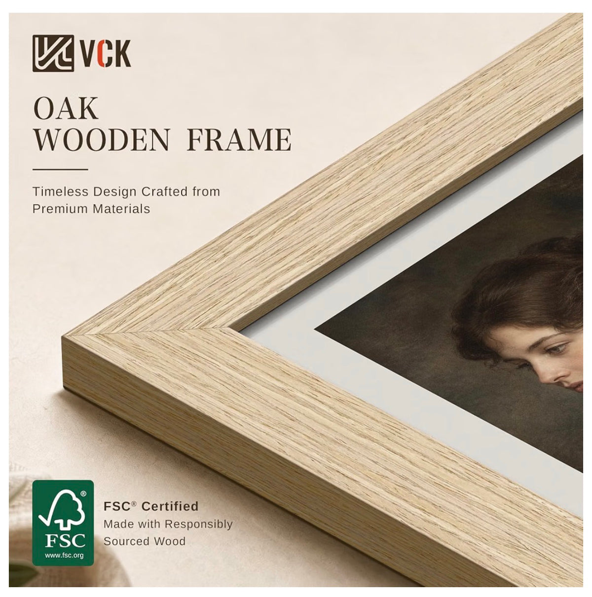 24 X 36 Inch Poster Frame 3 Pack, Natural oak Wood Wide Border for Pictures Light Woodgrain, Wall Hanging, HD Plexiglass, Vertical & Horizontal Wall Display Artwork, Office, Gallery Wall & Hallways (New in Box)