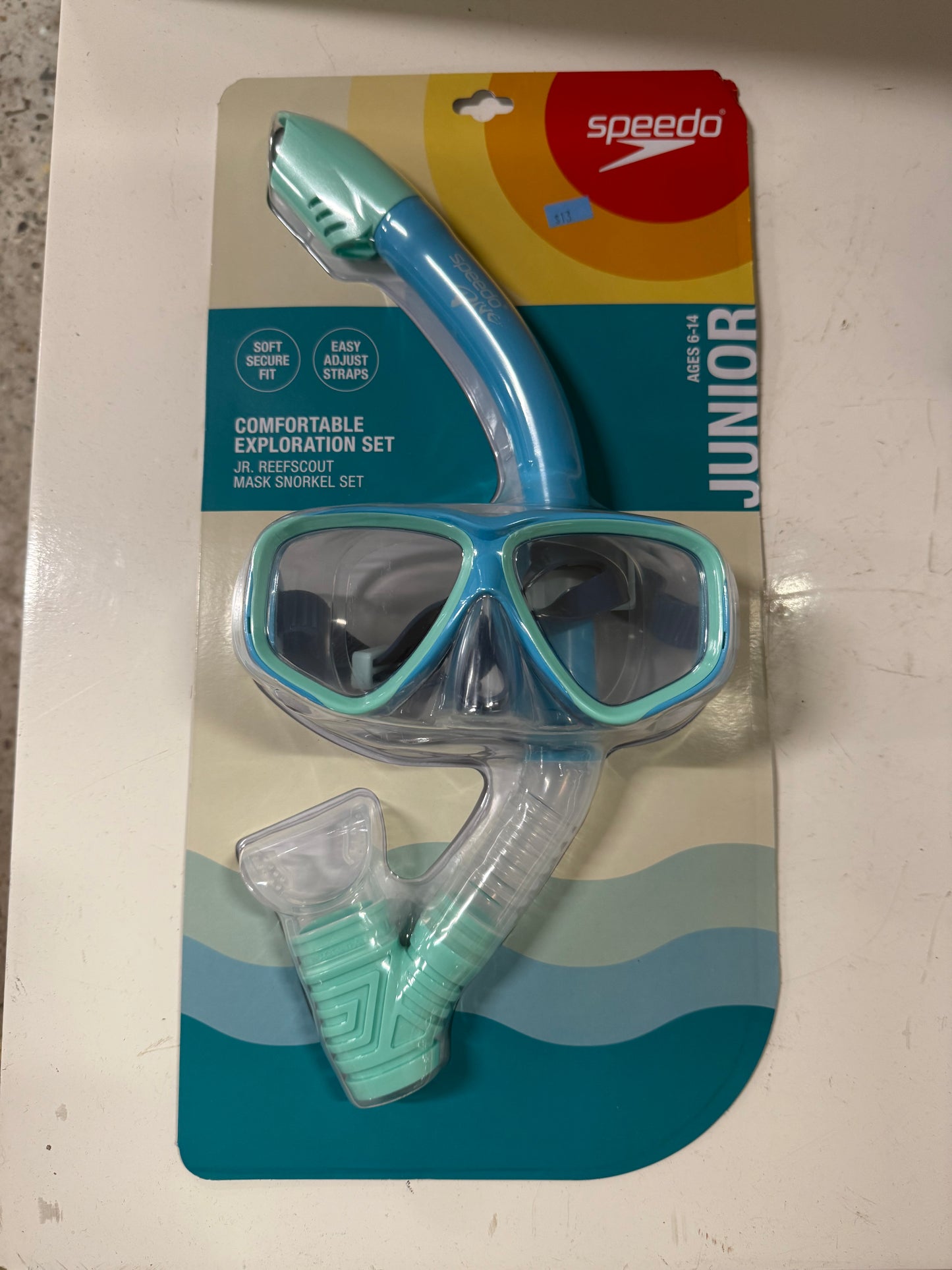 Speedo Junior Reefscout Mask Snorkel Set - New in packaging