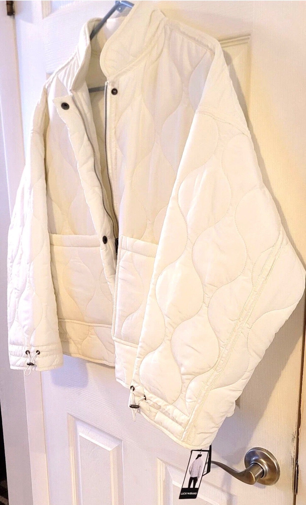 Lucky Brand Women's Jacket (Off White Color XXL)