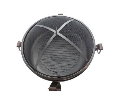 Hometrends Steel Bowl Wood Burning Fire Pit & Fireplace