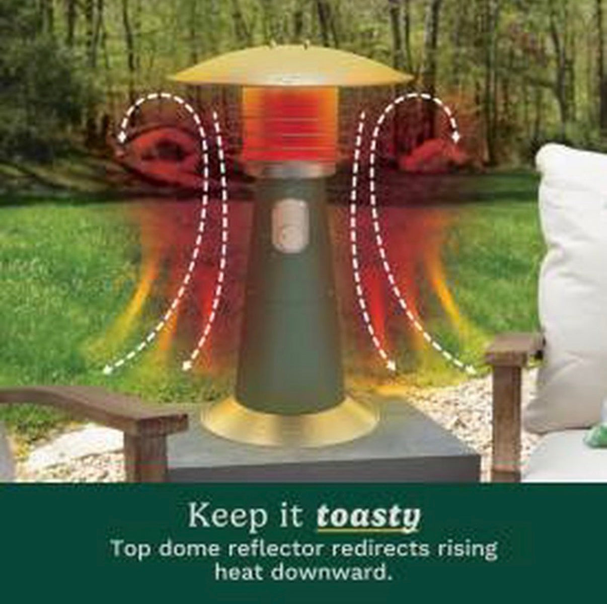 Cuisinart Tabletop Patio Heater - Sage Green