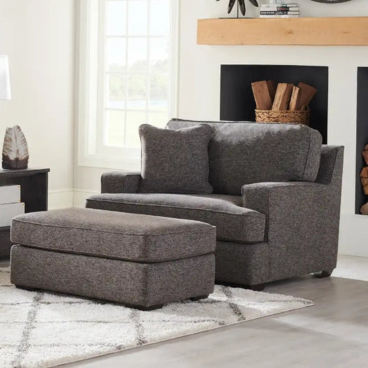 Paxton Chair & Ottoman
