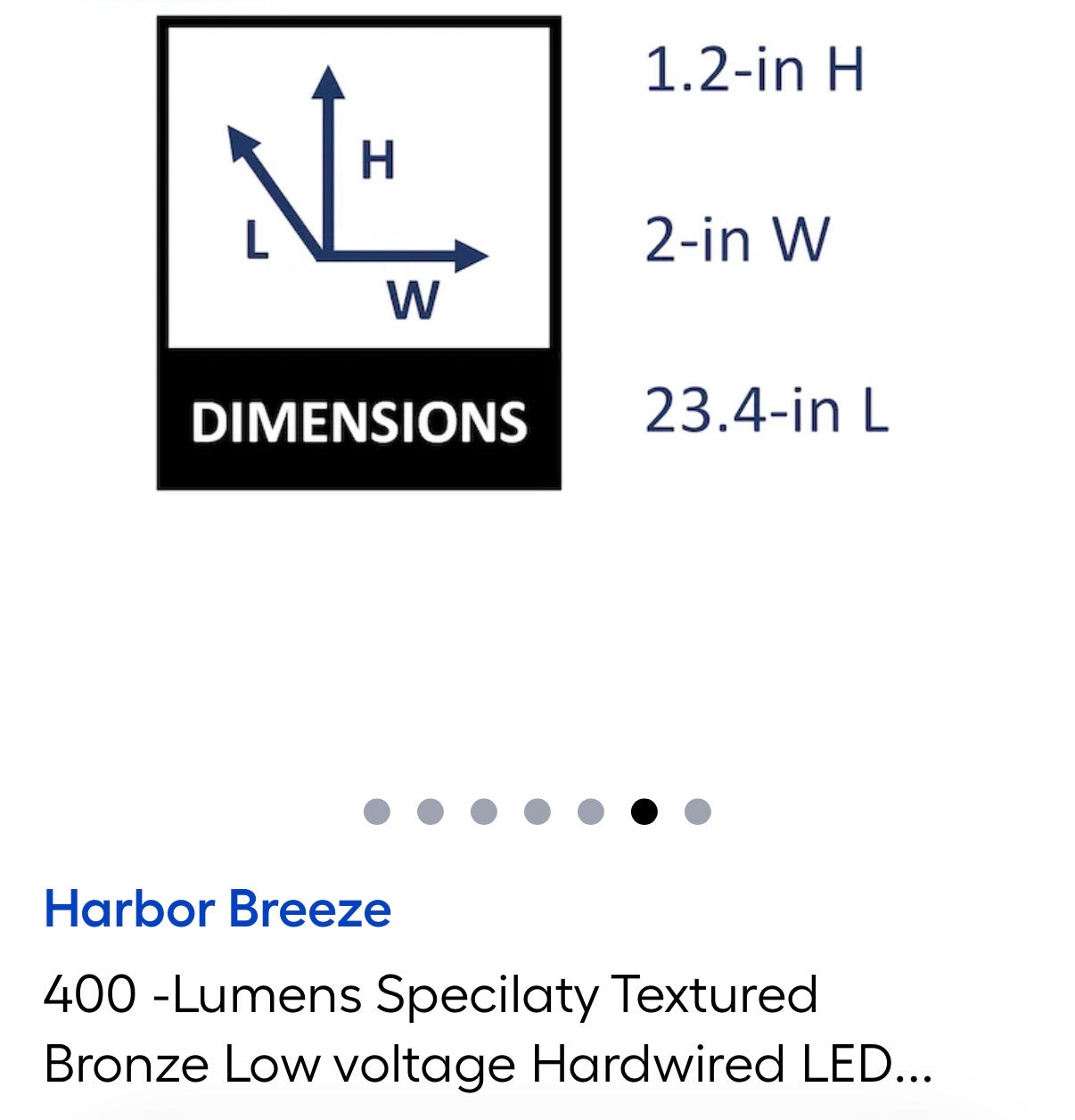 Harbor Breeze 400 - Lumens Specialty LED Chain Path Lights