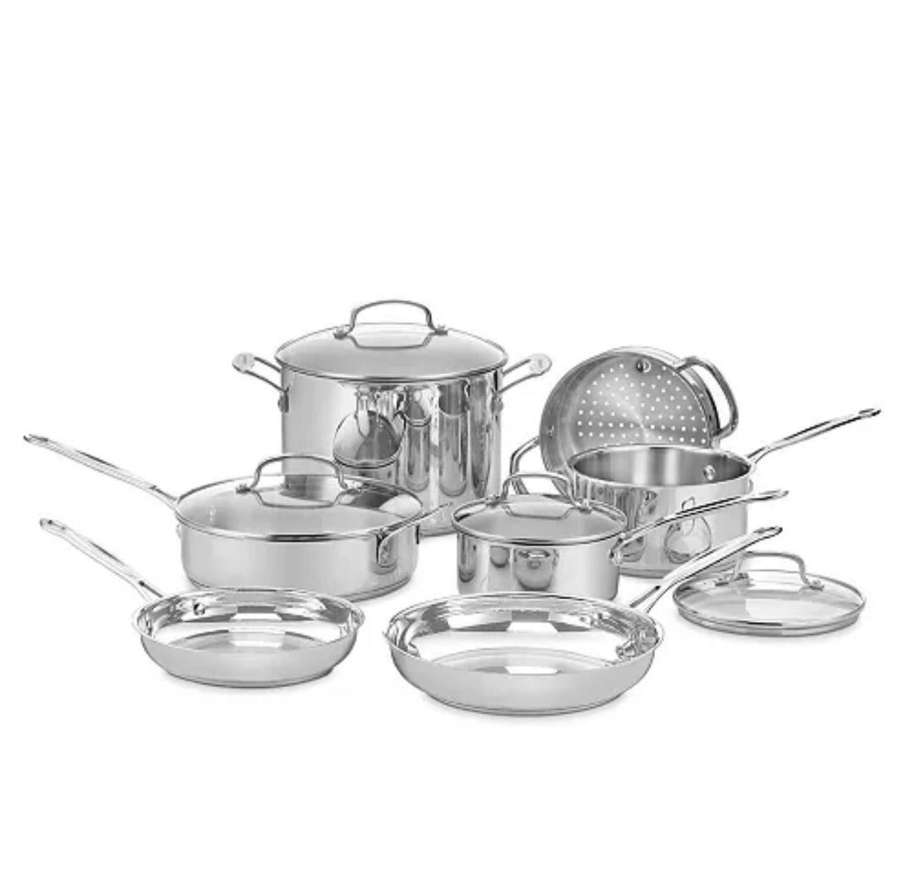 Cuisinart Chef's Classic Stainless Steel 11pc Cookware Set