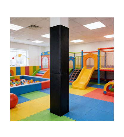 6 Ft. Wall Corner Guards and Edge Protector Heavy Duty Protective Safety Padding Waterproof 2 Sides Corner Pad 2 Inch Thick High Density Protective Pads Durable Wall Corner Pads for Playroom (Black) (New in Box)