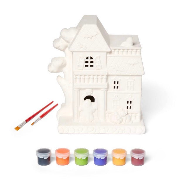 Mondo Llama  - paint - your own lit haunted house kit