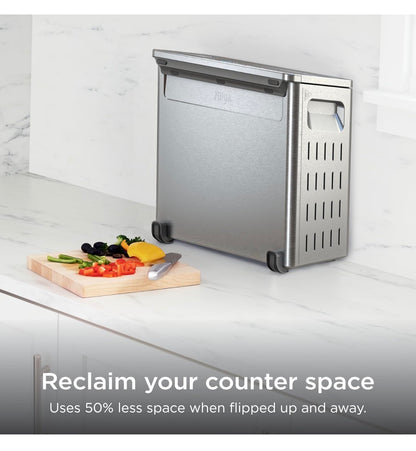 Ninja Flip Toaster Oven & Air Fryer, 8-in-1 Stainless Steel, SP151 Air Frye, Bake, Broil, Toast, Bagel, Dehydrate, Reheat, 1800W, Flip Up & Away, XL Capacity (New In Box)