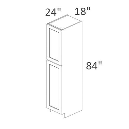 Pantry Cabinet UP188424 (Pantry 18"W x 84"T x24"D)