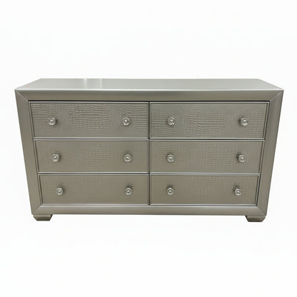 Celestial Finish Wooden 6-drawer Dresser
