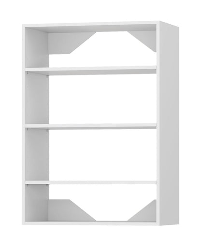 Roomtec 19.5 Inch Shelf Short Tower Closet Unit, Modular Closet System with Shelf, Wardrobe Organizer for Bedroom or Walk-in Closet, Wall Mounted, Customizable Clothes Storage Unit (White) (New in Box)