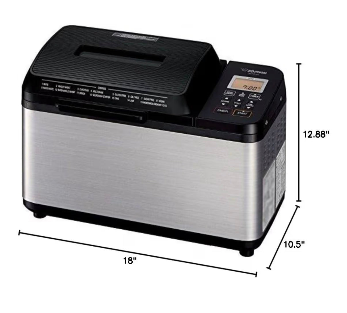 Zojirushi Home Bakery Virtuoso Plus Breakmaker