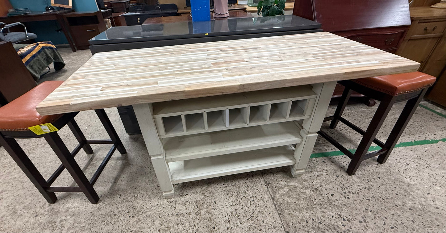 Custom Butcher Block Table