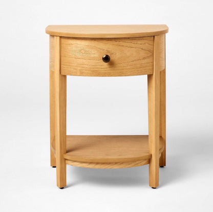 Harriett Nightstand Natural Wood Threshold Designed with Studio McGee Adult (Assembly Required; Tools not Included) (New in Box)