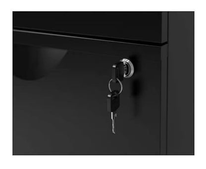 Ikea Erik Drawer Unit with 2 Drawers (Black)