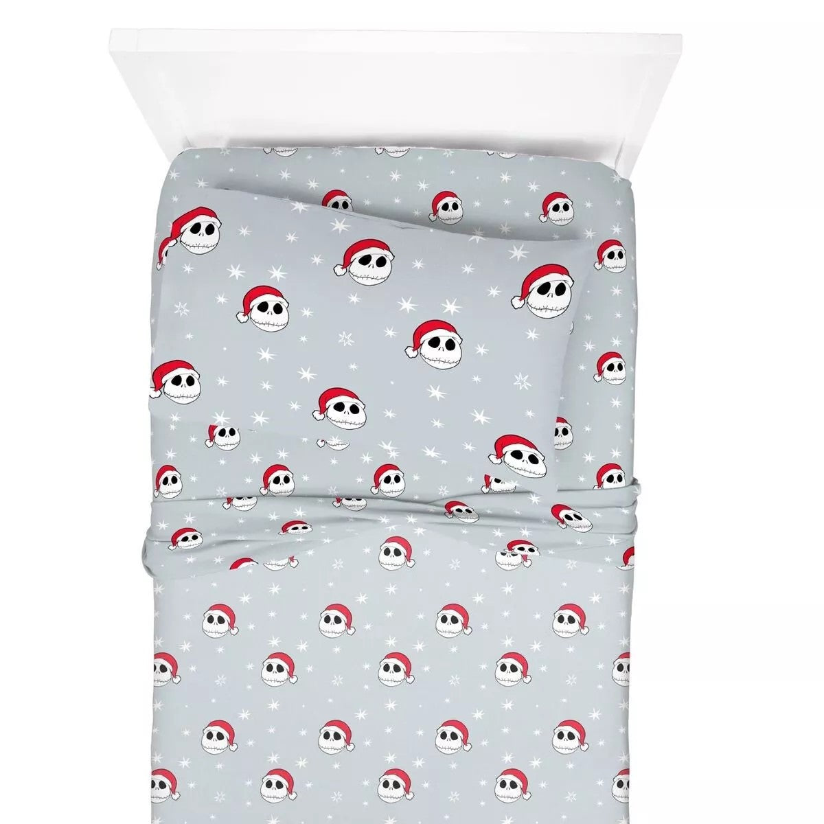 Nightmare Before Christmas TWIN Flannel Rotary Sheet Set