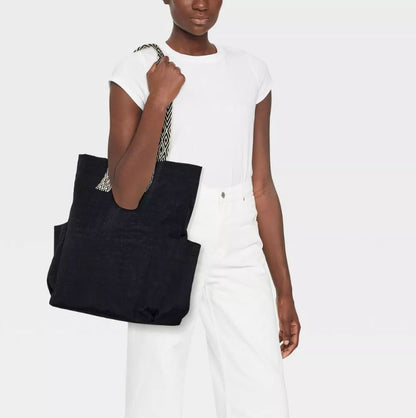 New Black Campus Tote Handbag - Universal Thread™