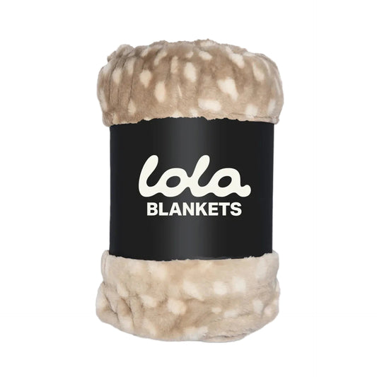 (New) Lola Blanket Medium 50 Inch X 60 Inch Forest Fawn