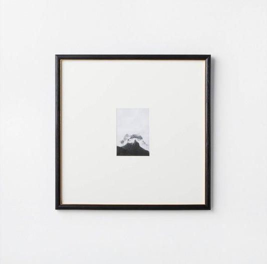 20 Inch X 20 Inch Matted to 5 Inch X 7 Inch Gallery Wall Frame (Black/Brass)