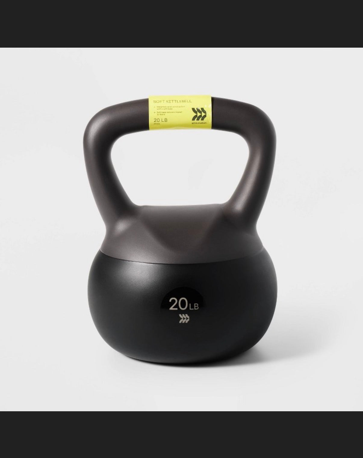 Soft Kettlebell 20lbs (Gray)