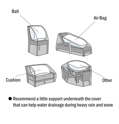 F&J Outdoor Patio Chair Cover