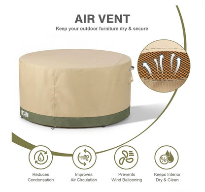 Outdoor Patio Furniture Set Cover (round)