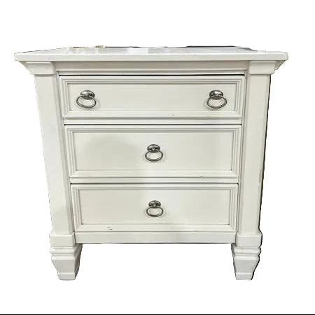 Ashley Prentice Cottage Quaint 3 Drawer Nightstand