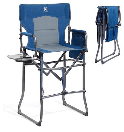 Ever Advanced Portable 30.7 inch Seat Height Tall Folding Camping Chair
