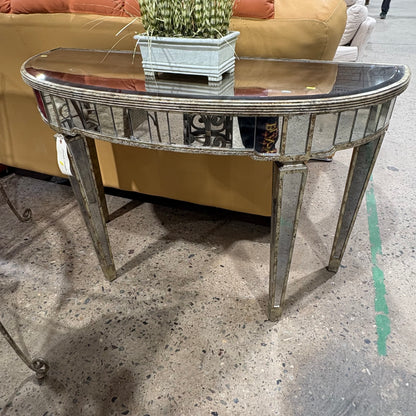 Lillian August Mirrored Console Table