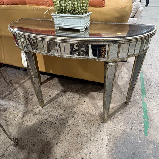 Lillian August Mirrored Console Table