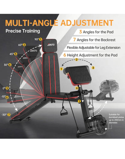 Joroto MD55 Adjustabl Weight Bench