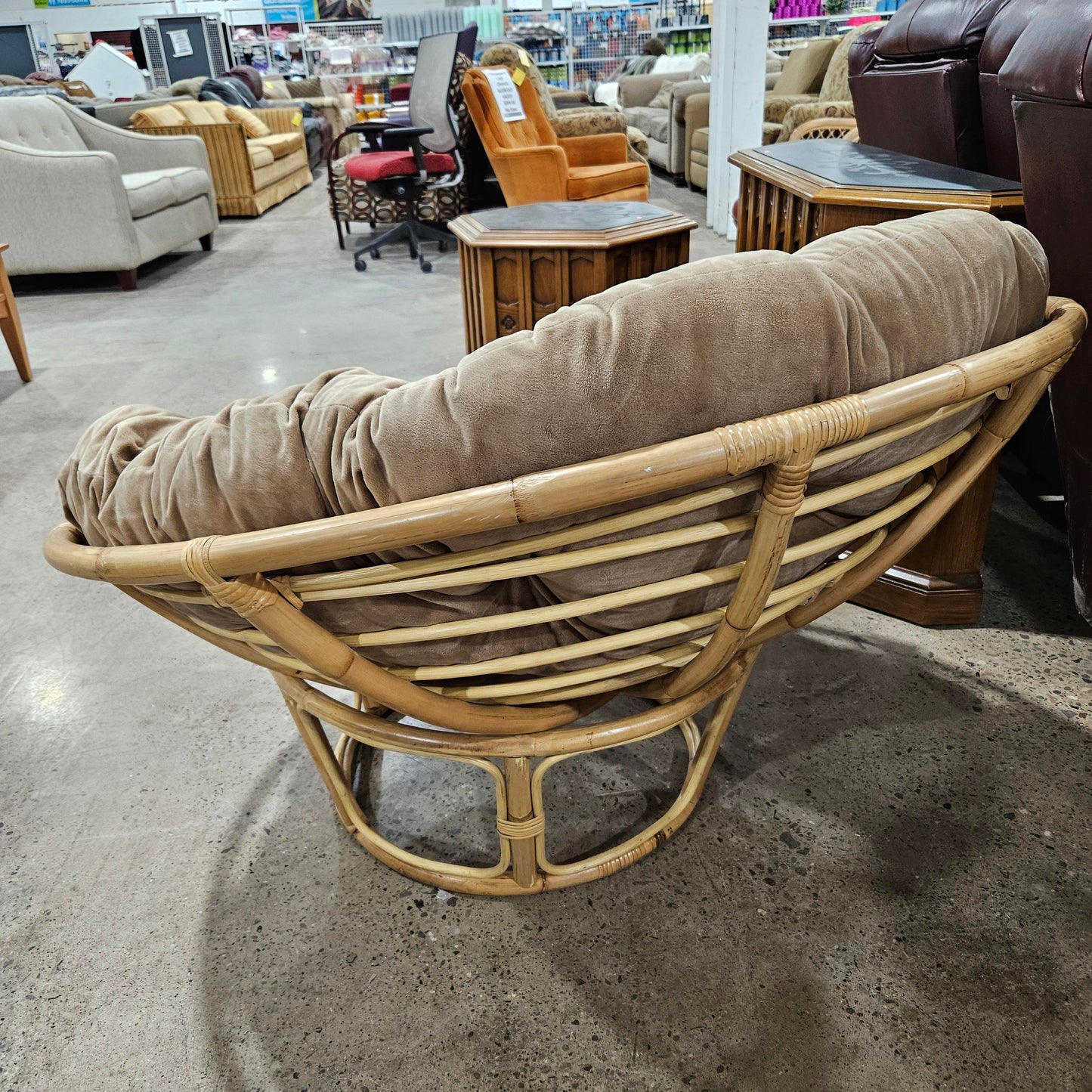 Papasan Chair with Cushion