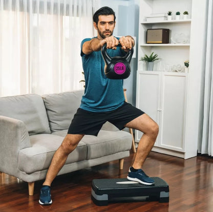 Sporzon! Wide Grip Kettle Bell Strength Training - 25lbs.