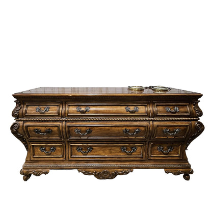 Vintage/Antique Dark Brown Wood Dresser