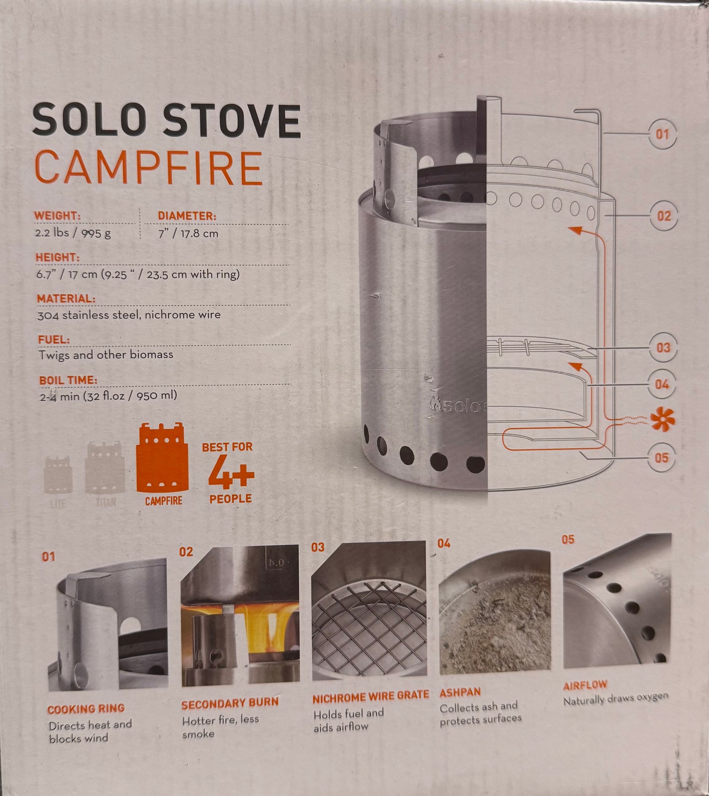 Solo Stove Campfire+2 Pot Set