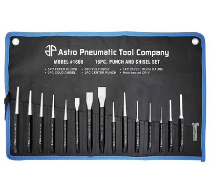 Astro 16-Pc Punch & Chisel Set