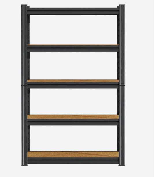 5 Tier Adjustable Metal Storage Shelves Utility Steel Storage Rack (New in Box)