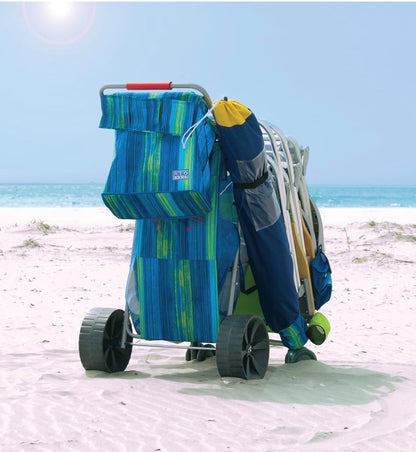 Rio Beach Wonder Wheeler Deluxe Beach, Lawn and Utility Foldable Cart