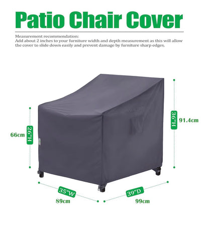 F&J Outdoor Patio Chair Cover