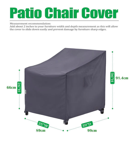 F&J Outdoor Patio Chair Cover
